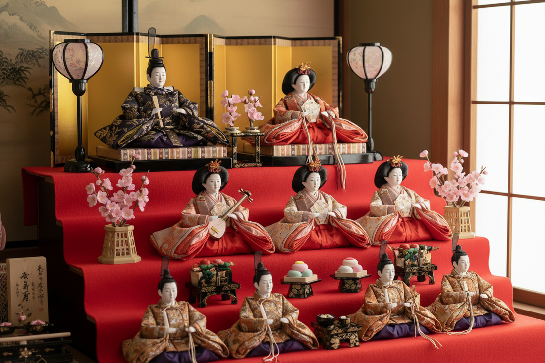 Preparing for "Hina Matsuri"