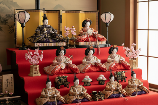 Preparing for "Hina Matsuri"