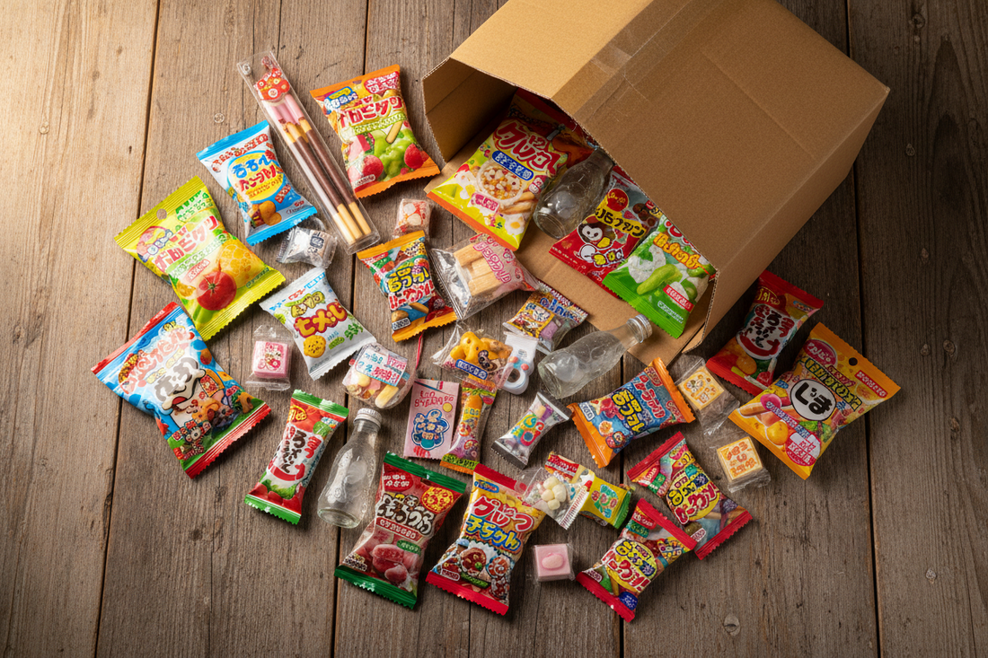 What's Inside a Japanese Dagashi Box? Full Unboxing